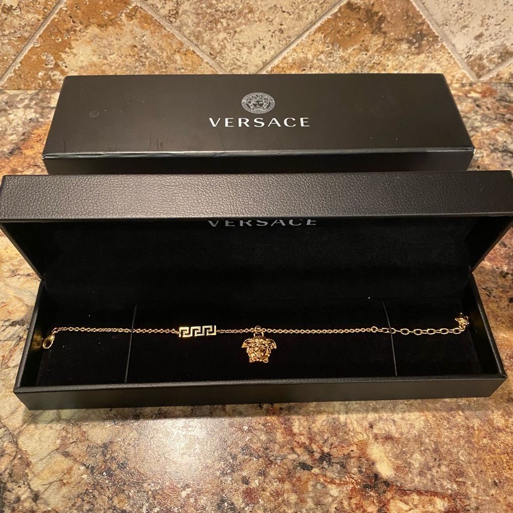 Versace Gold Chain Bracelet